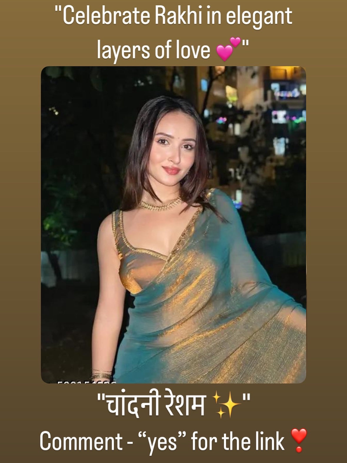 ✨ चाँदनी रेशम 🧵🌸