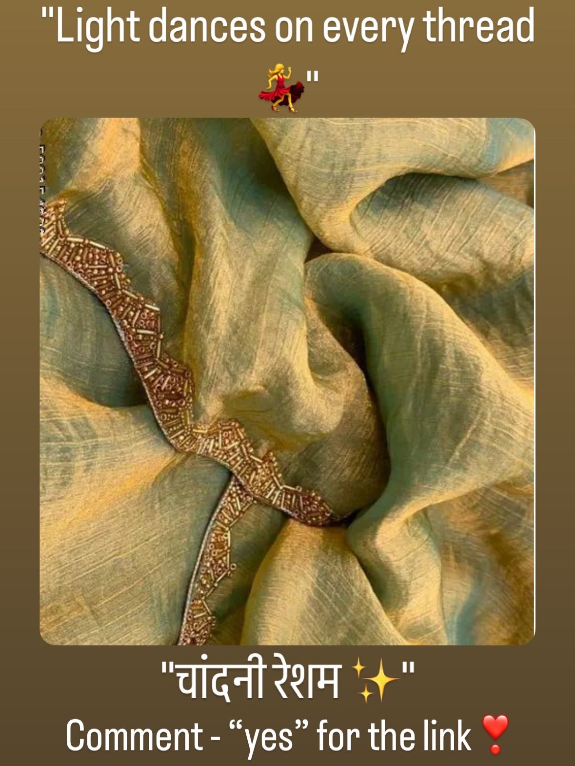 ✨ चाँदनी रेशम 🧵🌸