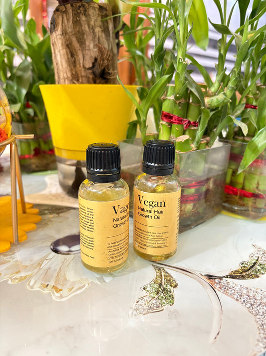 Vegan Natural Hair Growth Oil  [2 bottle]